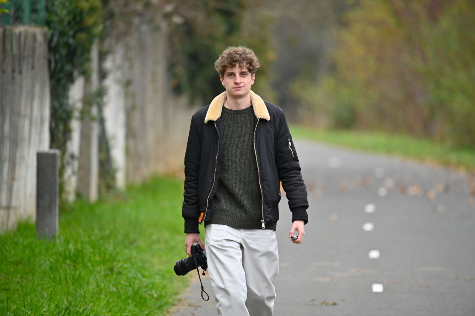 Benjamin Gautier, appareil en main